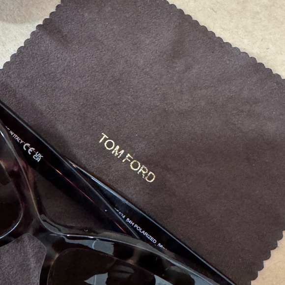 Tom Ford Alistair Polarized Brown Cat Eye Ladies Sunglasses main image 14